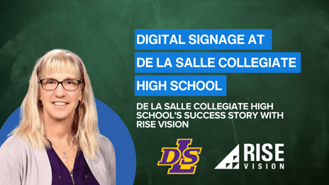 Digital Signage at De La Salle Collegiate High School A Path to Effective School Communications-1