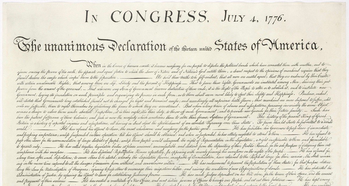 Typo declaration deals of independence