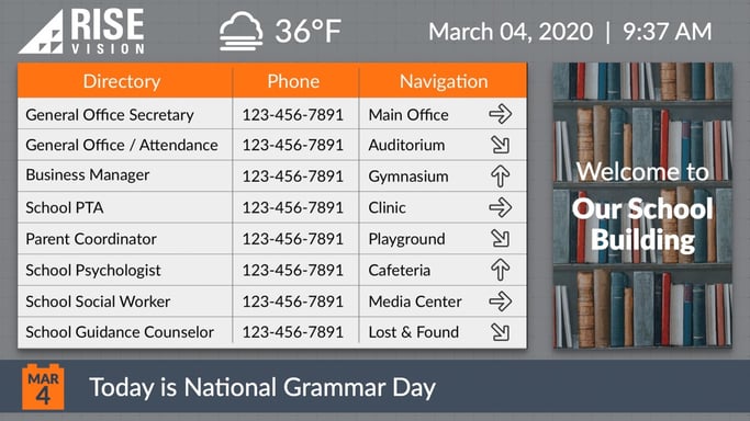 directory-digital-signage-template